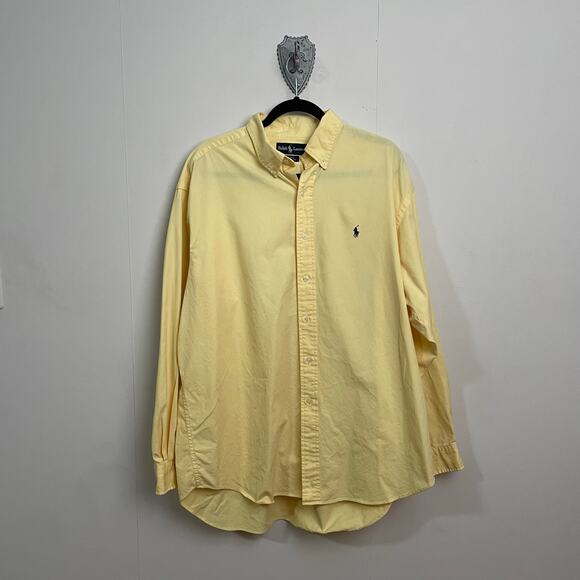 Ralph Lauren XL Blake button up dress shirt green St. Patrick’s Day Irish corp - Picture 1 of 8